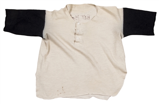 1960s Willie Mays Worn Undershirt Given To Bat Boy 